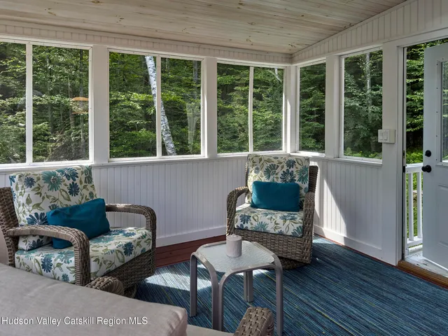 a backyard of a house