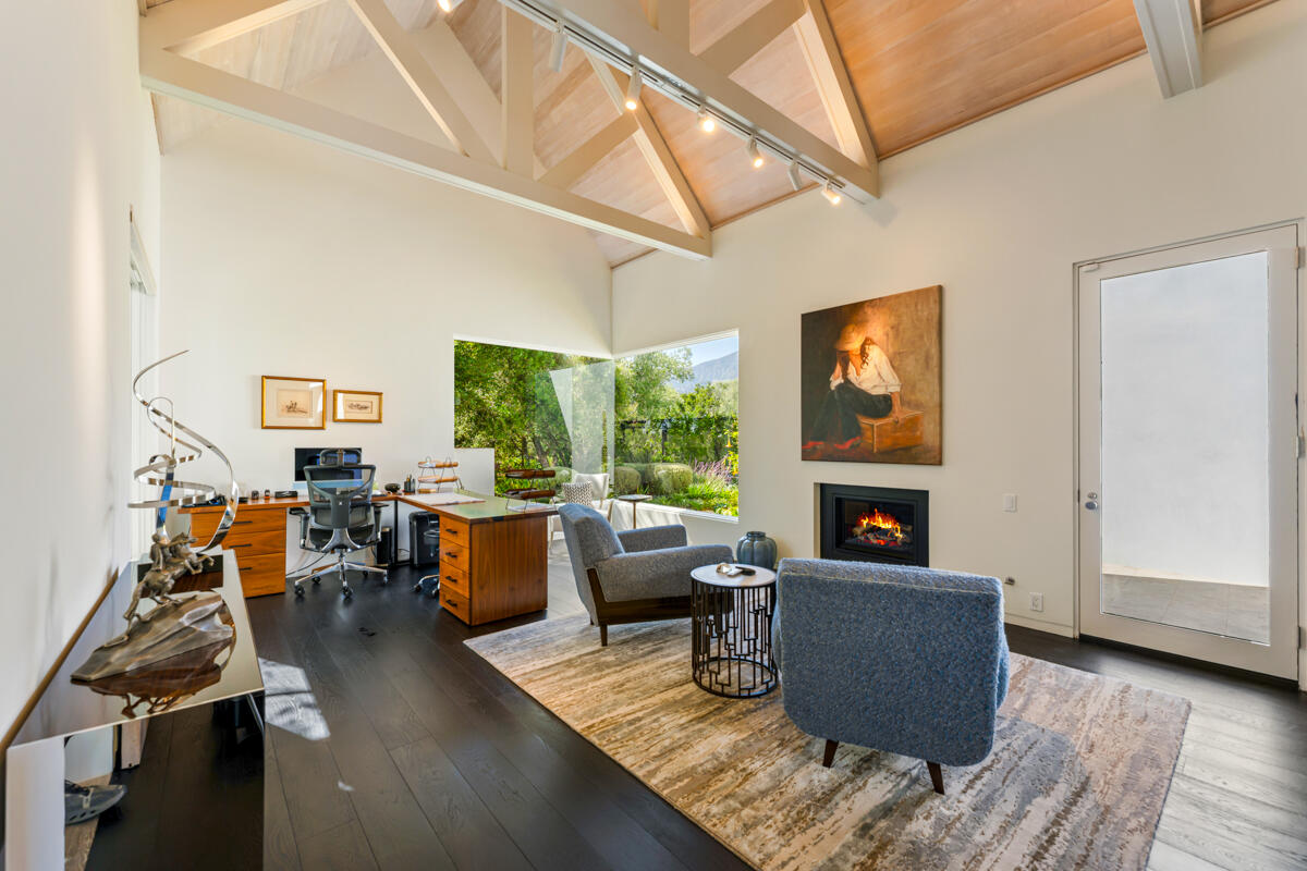 1850 Jelinda Drive Montecito, CA 93108 - Photo 31 of 50 a living room with furniture and a fireplace