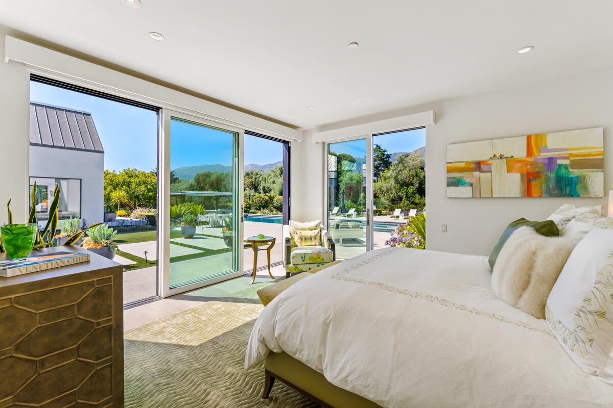 1850 Jelinda Drive Montecito, CA 93108 - Photo 36 of 50 a bed sitting in a bedroom next to a large window