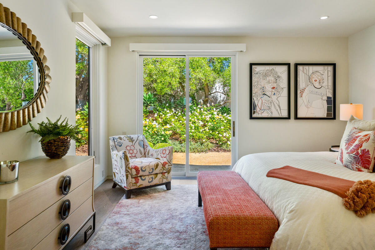 1850 Jelinda Drive Montecito, CA 93108 - Photo 39 of 50 a bedroom with a bed and a window