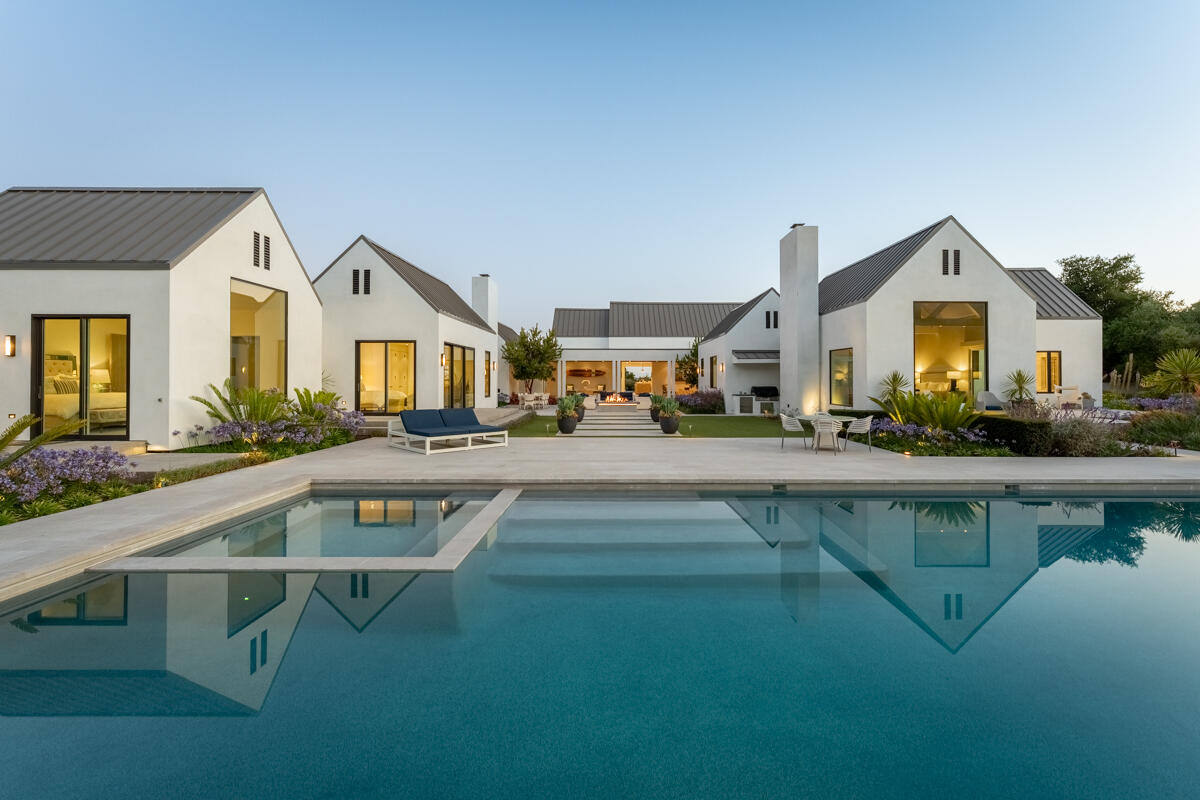 1850 Jelinda Drive Montecito, CA 93108 - Photo 46 of 50 a front view of a house with swimming pool having outdoor seating