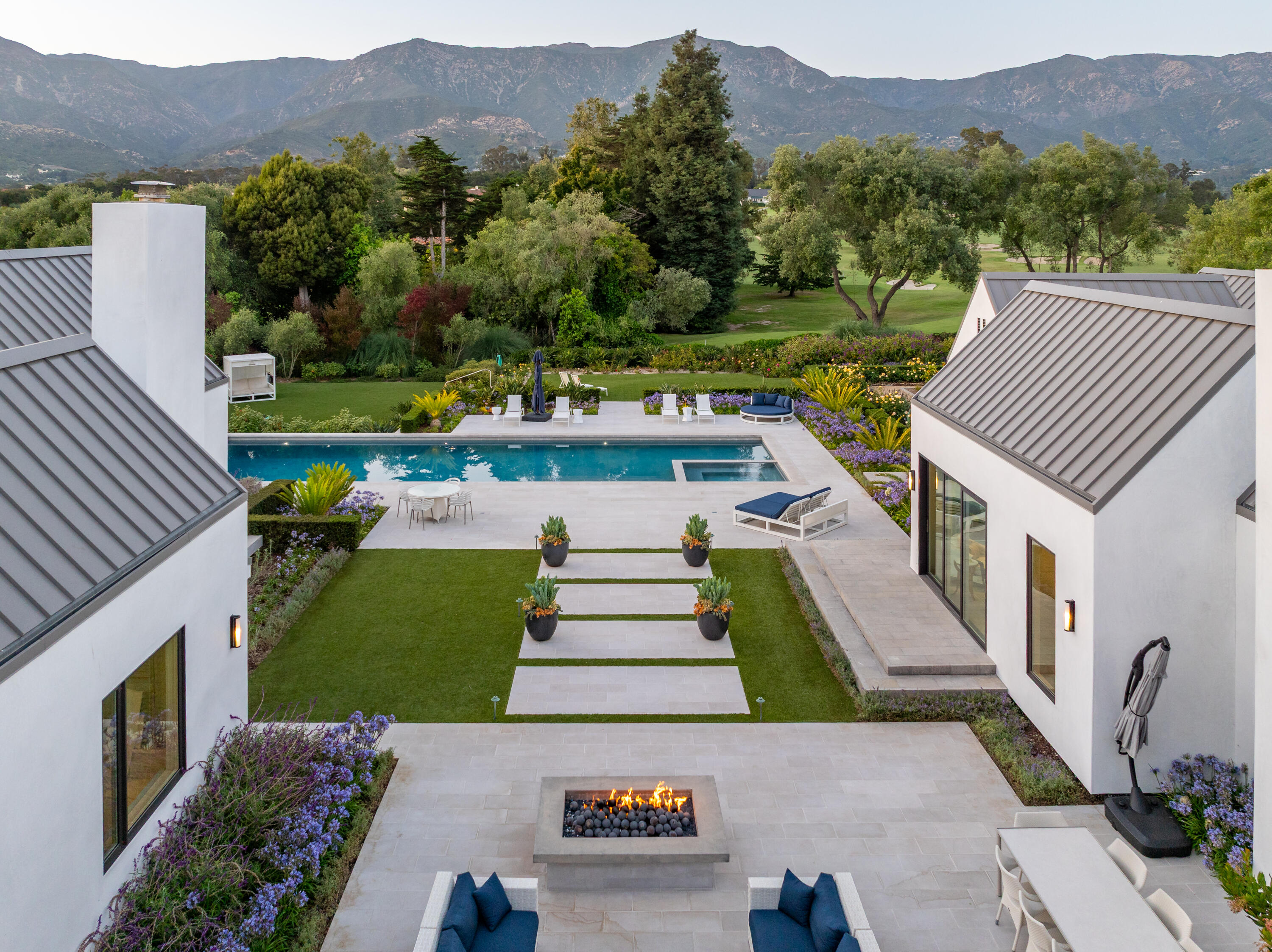 1850 Jelinda Drive Montecito, CA 93108 - Photo 6 of 50 an aerial view of a house with a garden