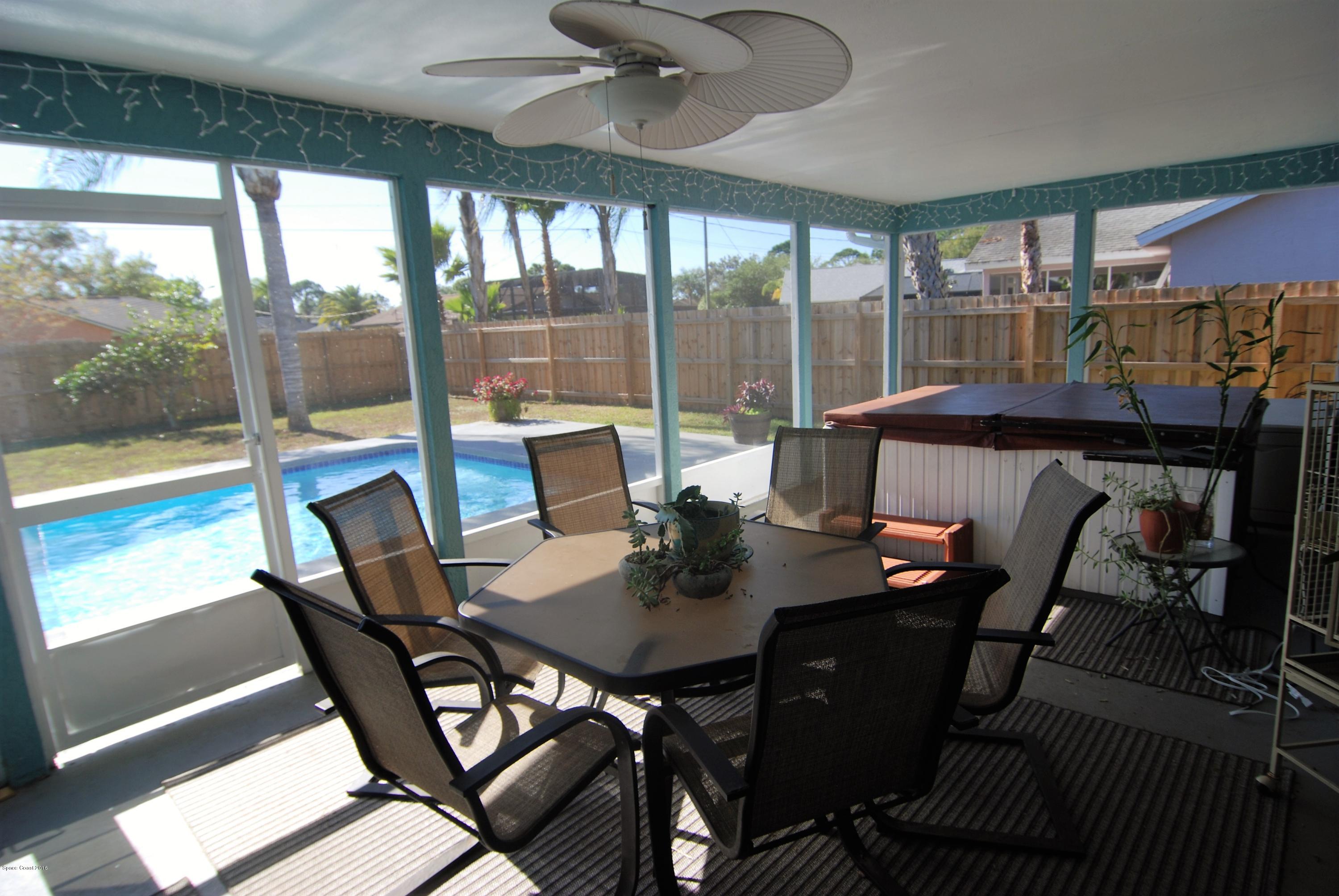 620 Crowberry Road Northeast Palm Bay, FL 32907 - Photo 14 of 17 Screened Porch