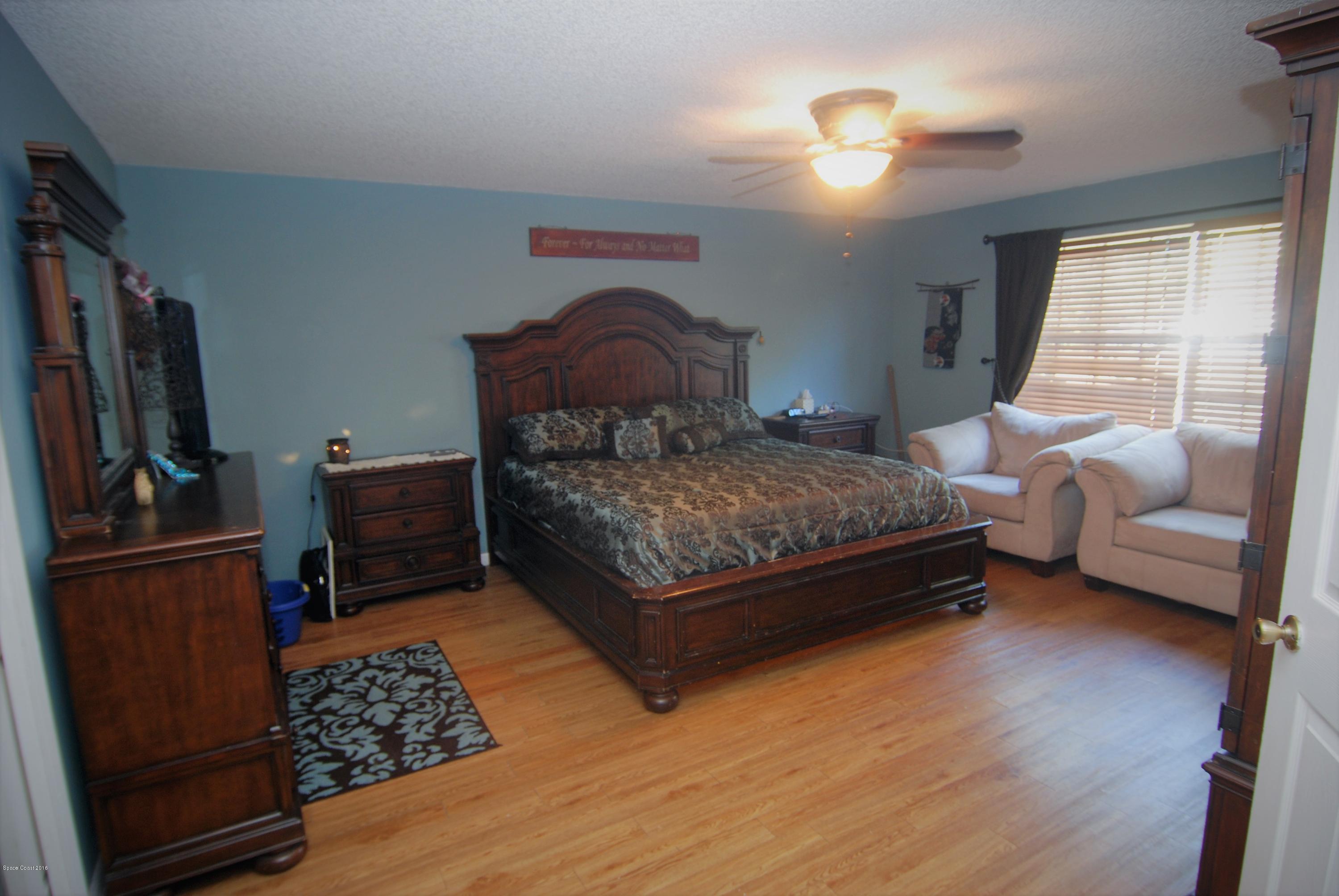 620 Crowberry Road Northeast Palm Bay, FL 32907 - Photo 9 of 17 Master Bedroom View #2