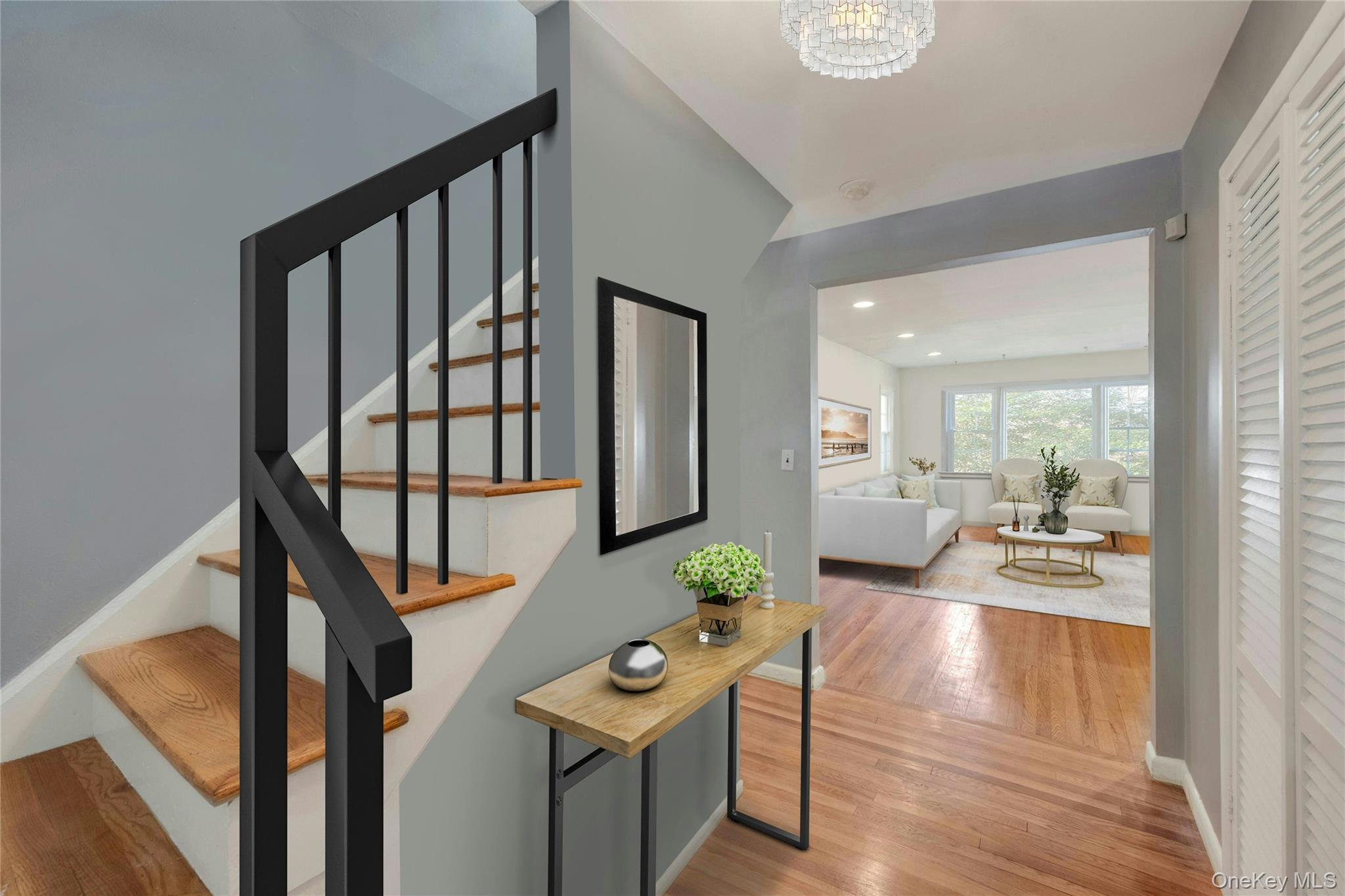 119 Goldens Bridge Road Katonah, NY 10536 - Photo 3 of 34 a view of a livingroom with furniture and hardwood floor