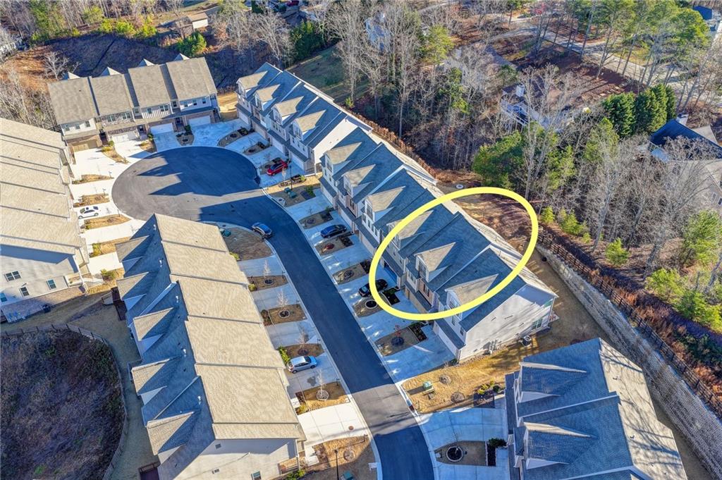 2230 Manor Pointe Drive Cumming, GA 30041 - Photo 49 of 53 aerial view of a chairs and table on the patio