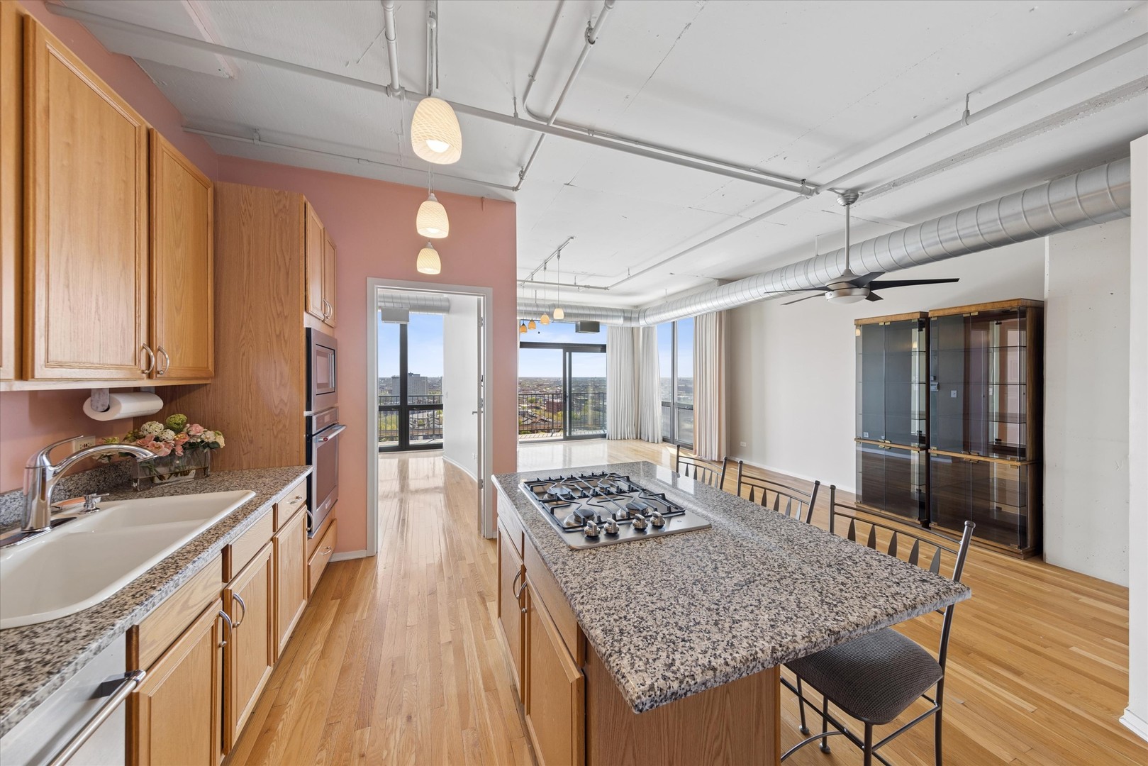1530 South State Street, Unit 17R Chicago, IL 60605 - Photo 9 of 44 a kitchen with stainless steel appliances granite countertop a sink stove and refrigerator