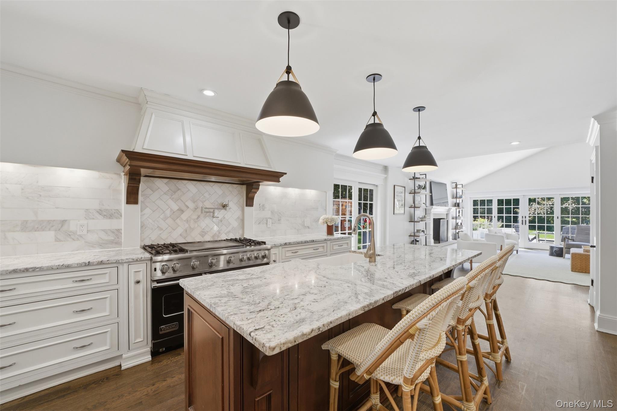 13 Schildbach Road Pound Ridge, NY 10576 - Photo 5 of 46 You will want to cook here, for sure, sliding glass doors to backyard and backyard barbecue