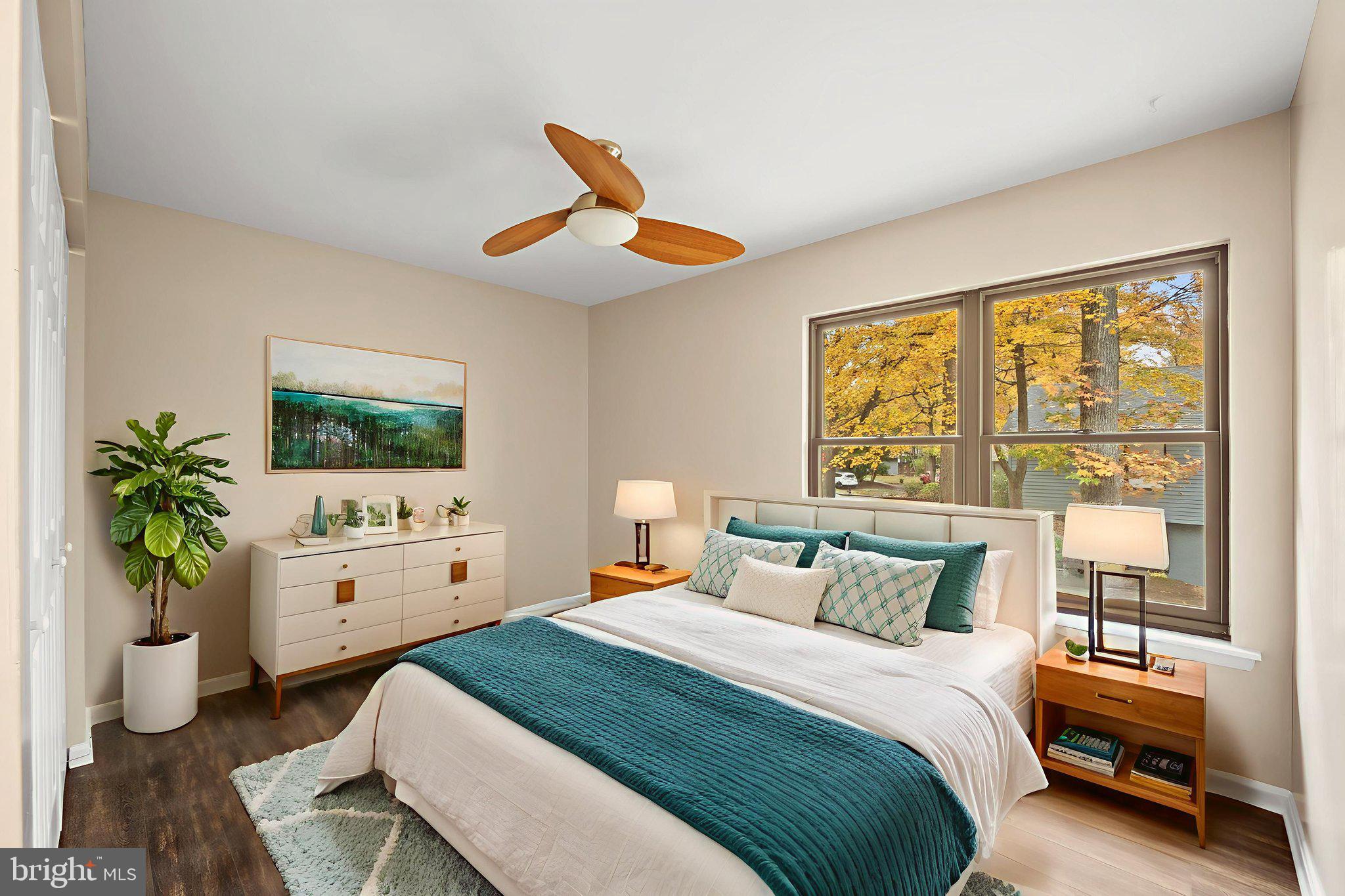 1813 Glade Court Annapolis, MD 21403 - Photo 21 of 35 a bedroom with a bed and a window