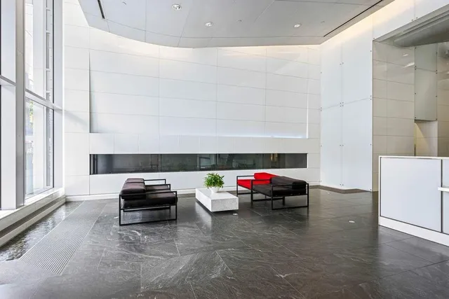 a view of a terrace with furniture