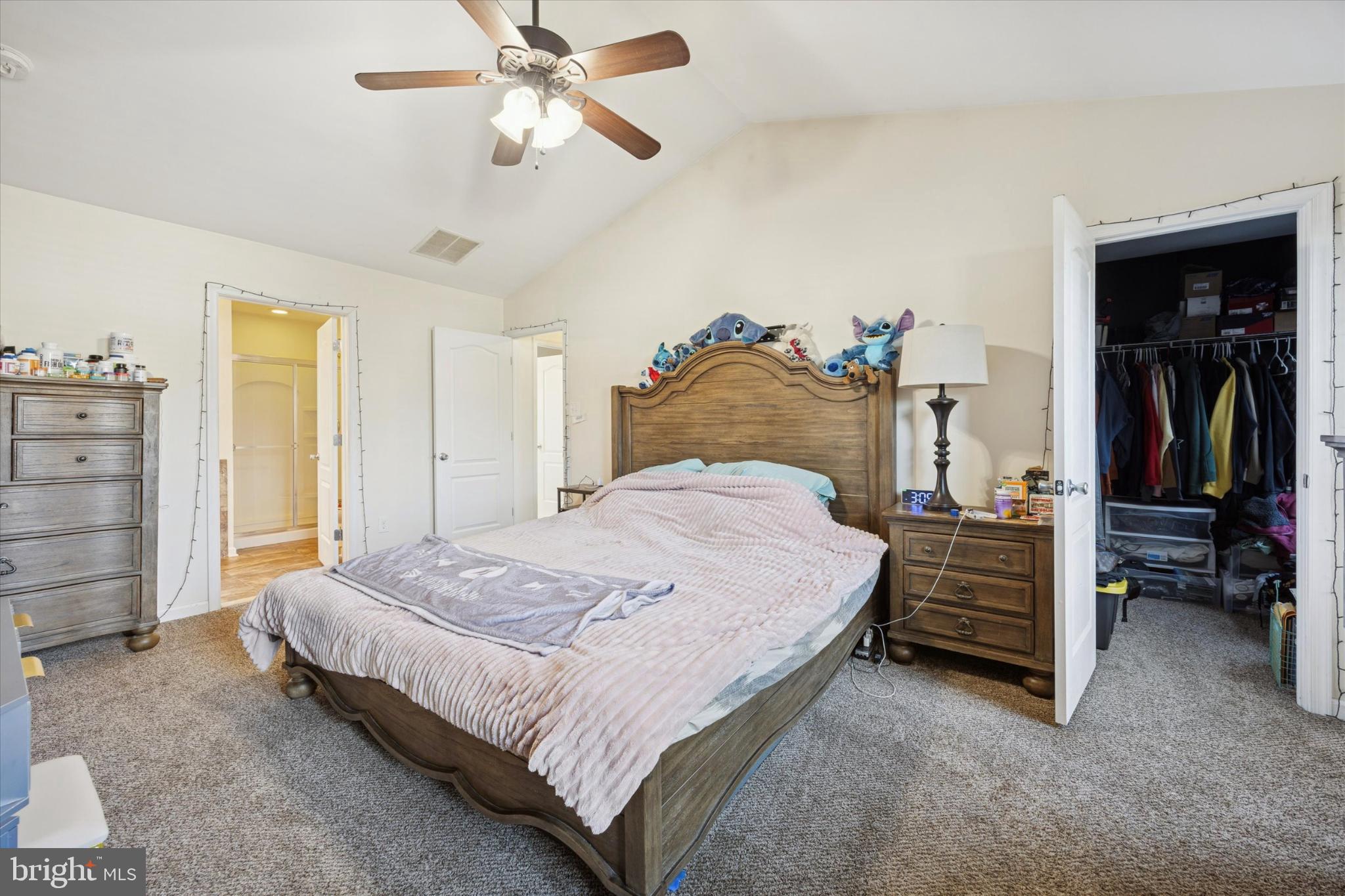 106 Nottingham Lane Newfield, NJ 08344 - Photo 18 of 29 a bedroom with a bed and a cabinets