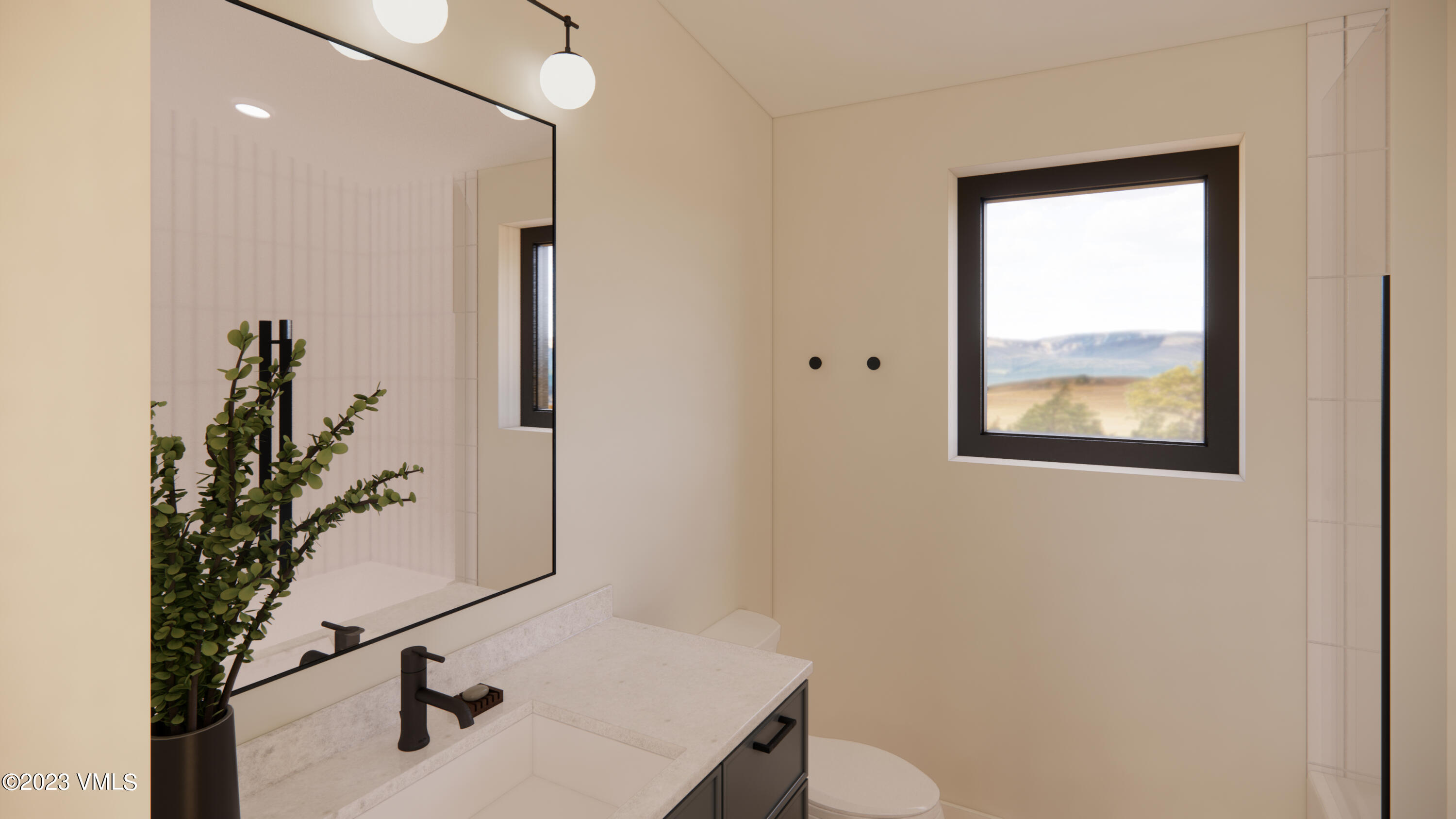 120 Lakeview Drive Eagle, CO 81631 - Photo 30 of 42 a bathroom with a sink and mirror with toilet