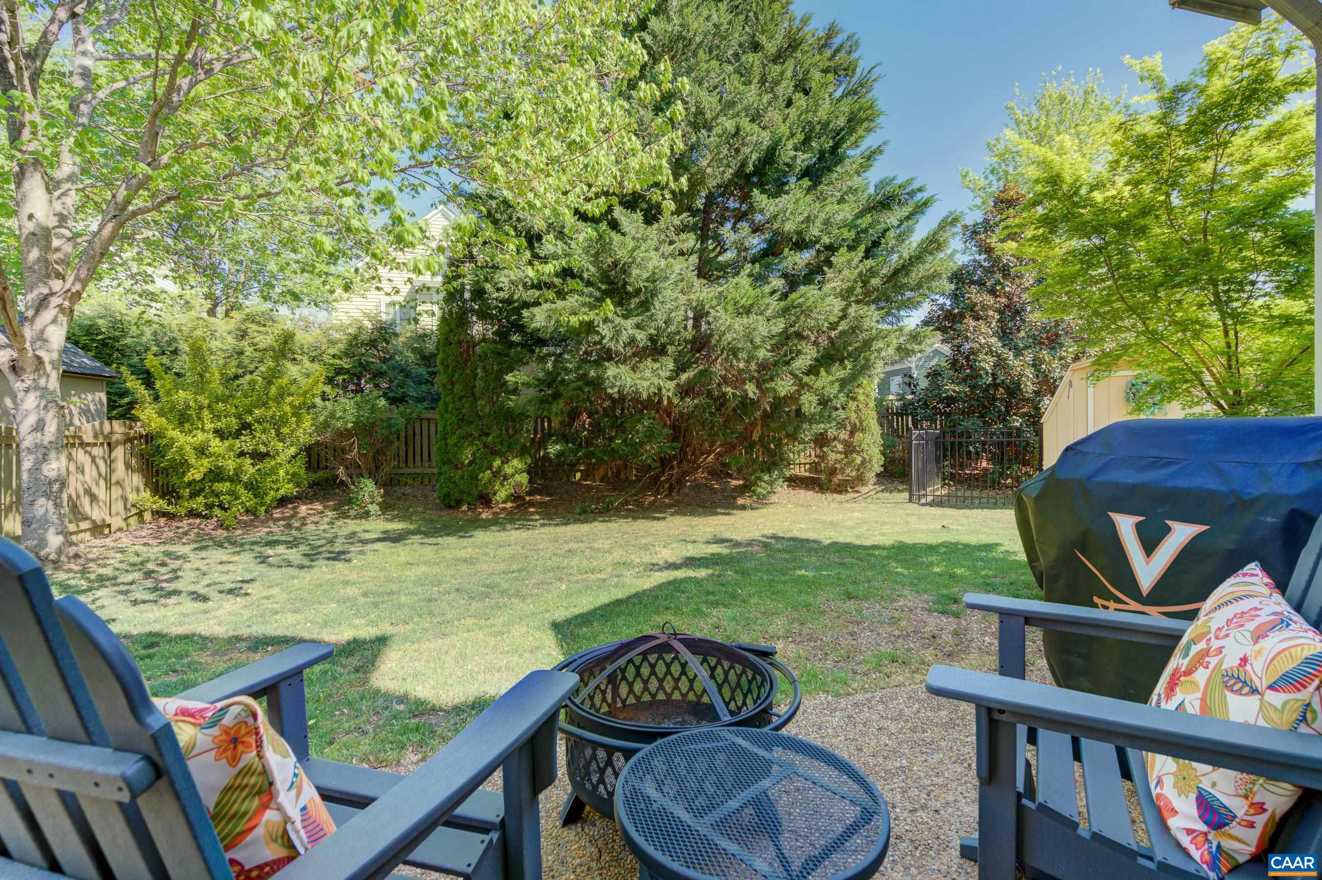 5448 Park Road Crozet, VA 22932 - Photo 5 of 28 a view of backyard with deck and outdoor seating