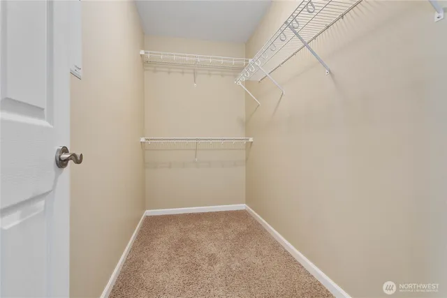 a view of walk in closet