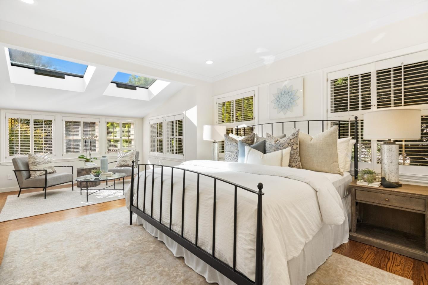 425 Dorchester Road San Mateo, CA 94402 - Photo 27 of 61 a bed room with a bed and a chair