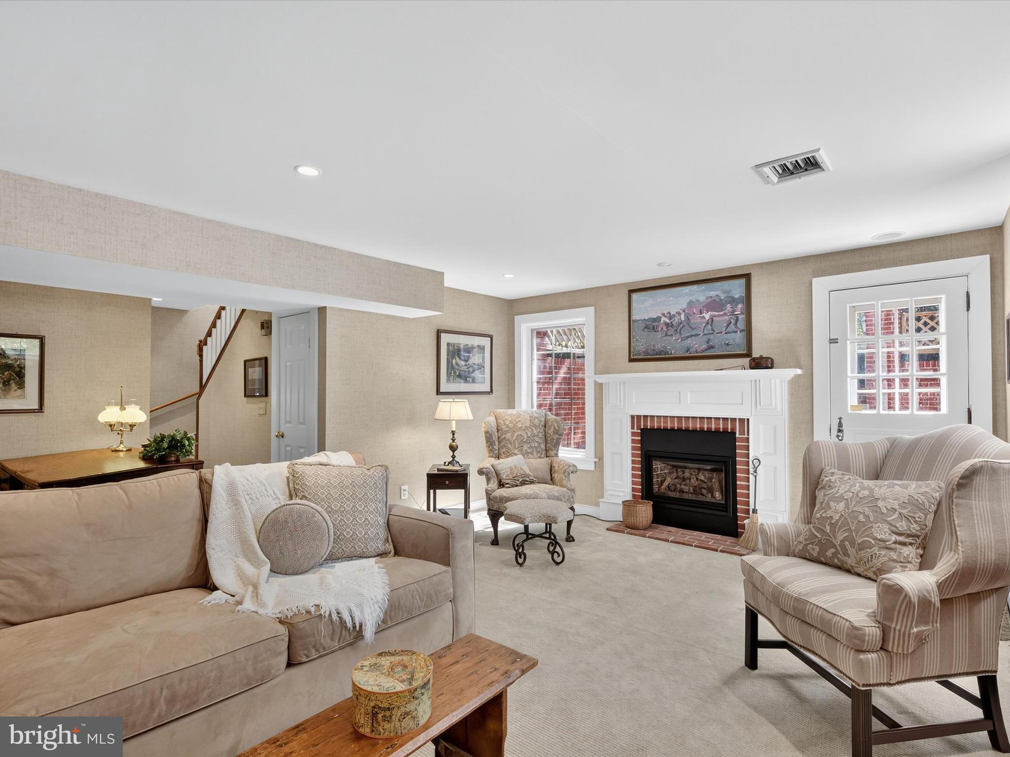 265 North Old Stonehouse Road South Carlisle, PA 17015 - Photo 67 of 100 a living room with furniture and a fireplace