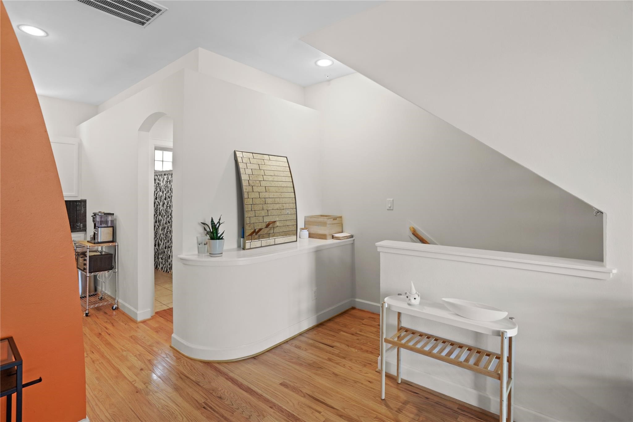 2710 Hullsmith Drive, Unit 604 Houston, TX 77063 - Photo 11 of 27 a view of kitchen with furniture and wooden floor
