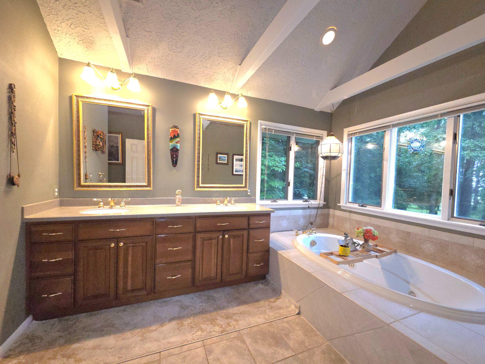 151 Martz Road Sykesville, MD 21784 - Photo 32 of 74 Master Bath with dual vanity and jetted tub