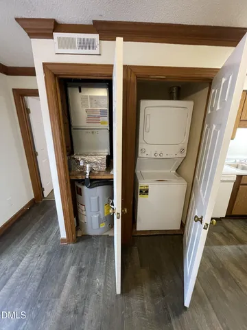 a view of storage and utility room