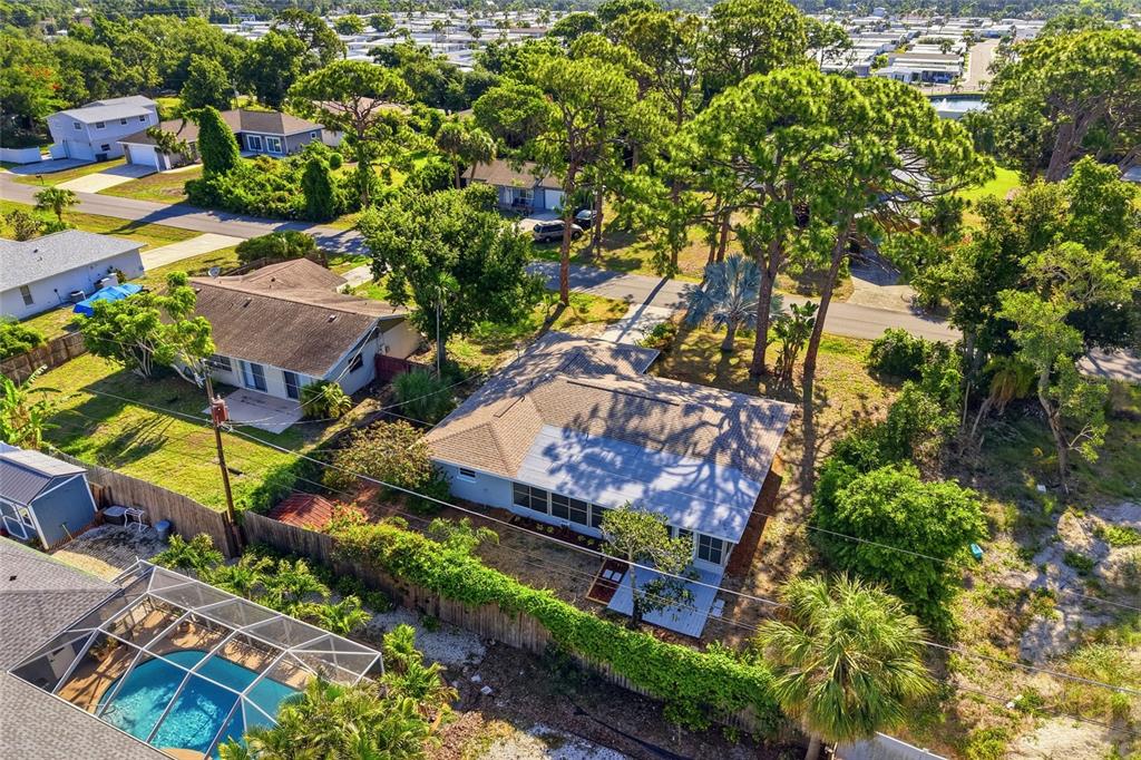 5984 Diana Road Venice, FL 34293 - Photo 31 of 36 an aerial view of a house with a garden