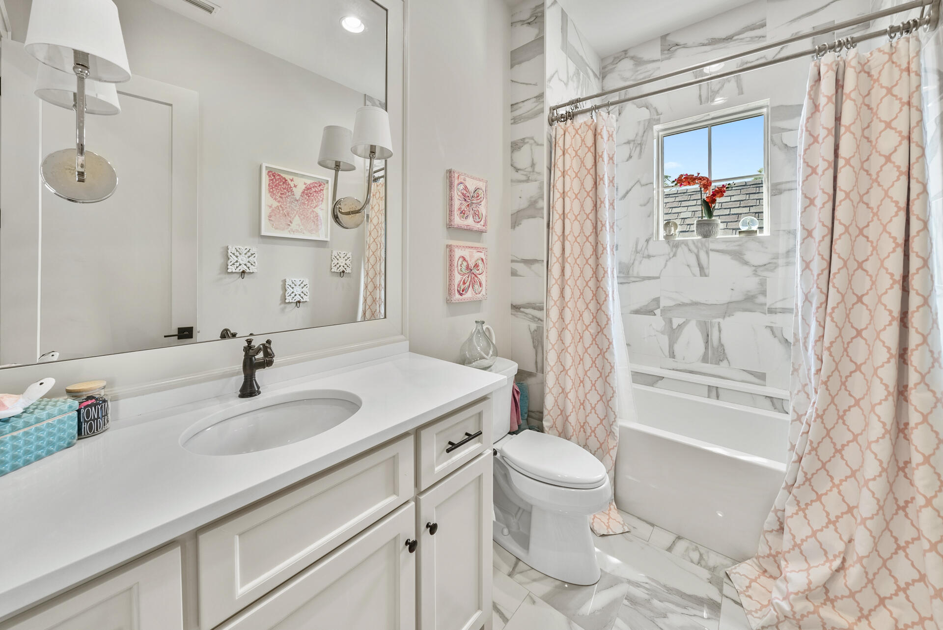 257 Moonlit Way Destin, FL 32541 - Photo 38 of 62 a bathroom with a sink a toilet and shower