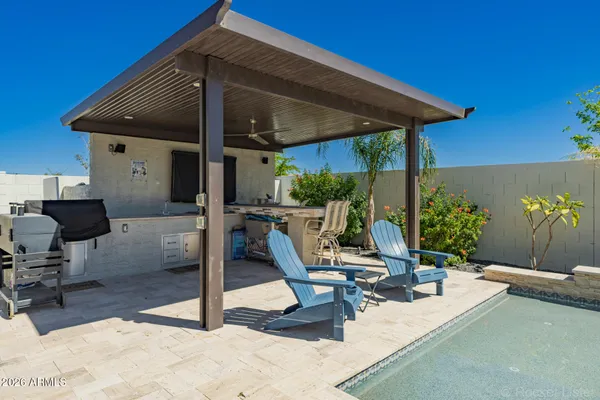 a view of outdoor space and deck