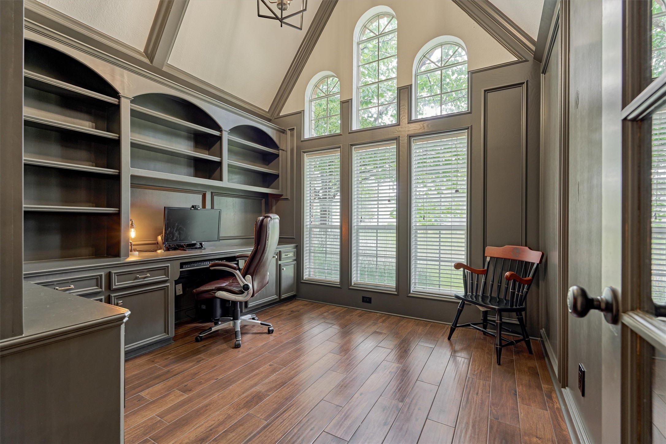 6603 Etchstone Drive Spring, TX 77389 - Photo 8 of 43 Gorgeous office with vaulted ceilings and a view!