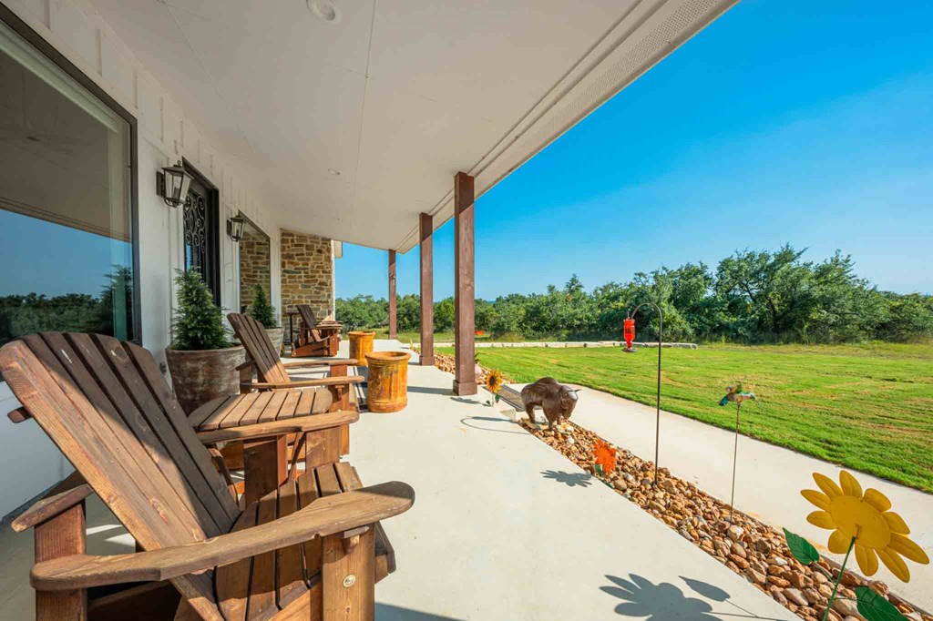 147 Gray Wolf Blanco, TX 78606 - Photo 6 of 34 a view of swimming pool with outdoor seating and city view