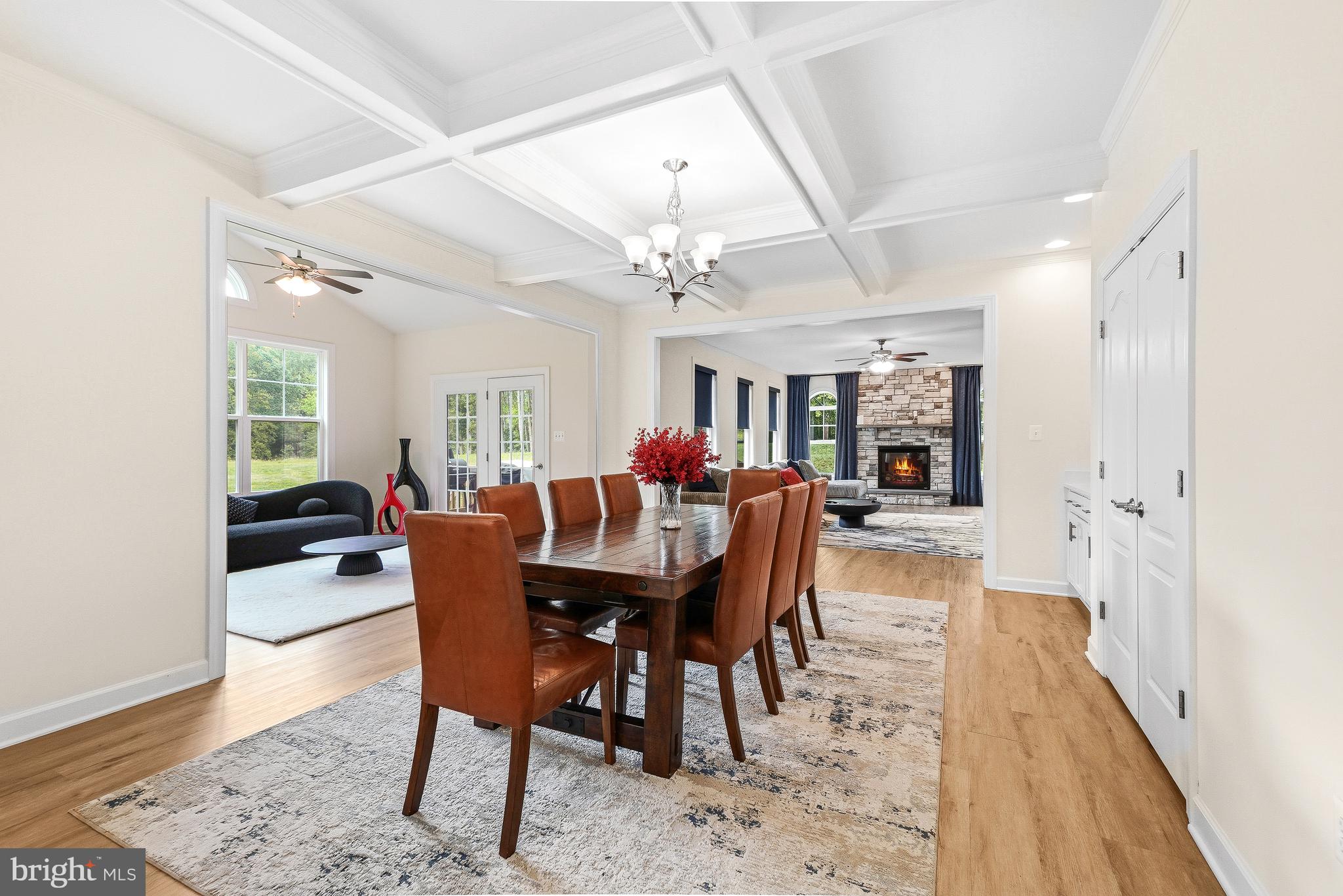 164 Dolittle Farm Road Stafford, VA 22554 - Photo 13 of 61 Dining Room with Coffer Ceiling