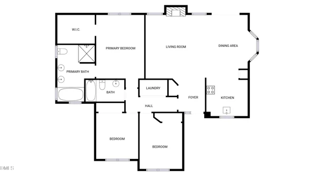 a picture of a bathroom with a shower