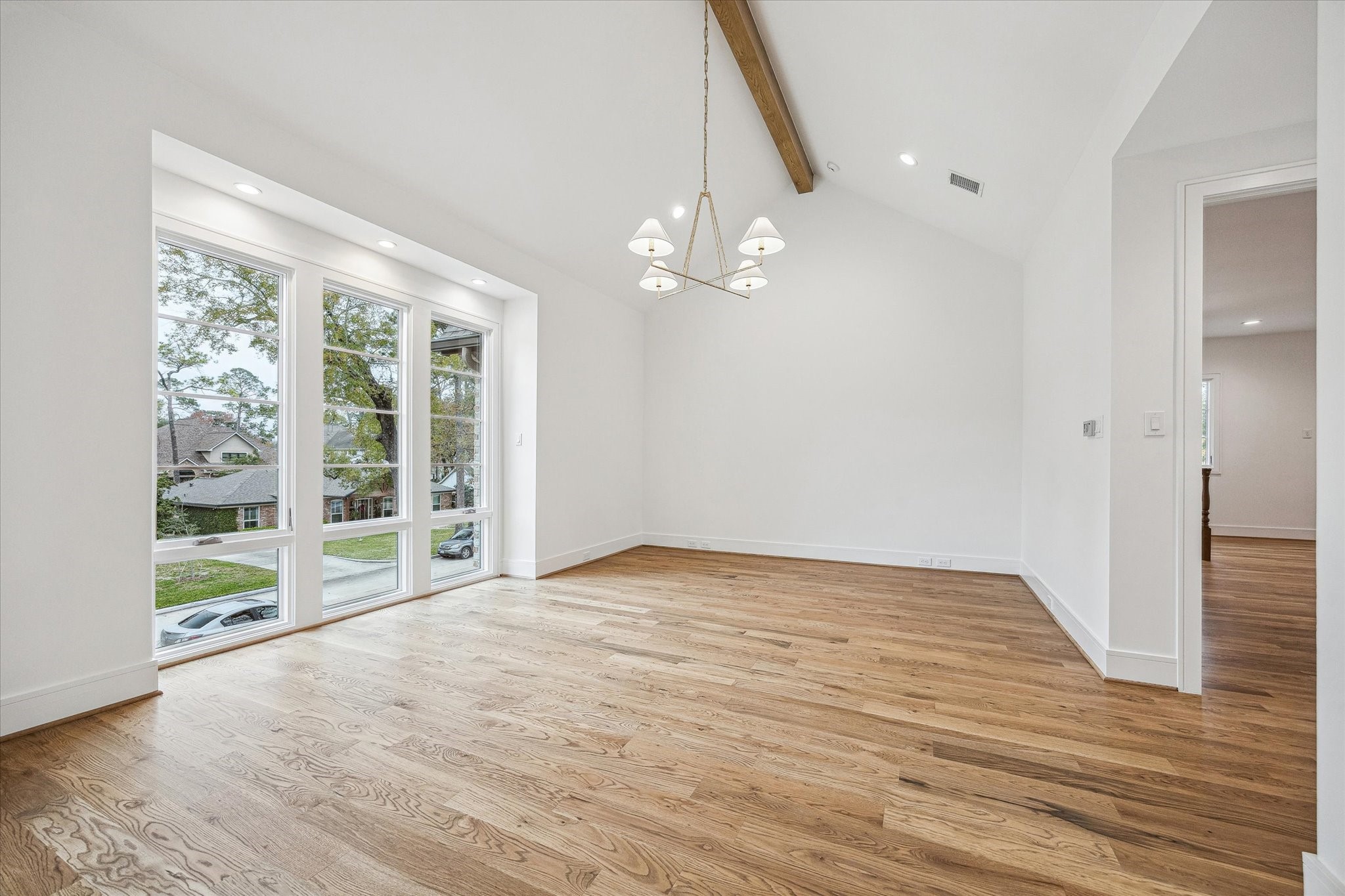 13023 Taylorcrest Road Houston, TX 77079 - Photo 31 of 49 a view of empty room with wooden floor and fan