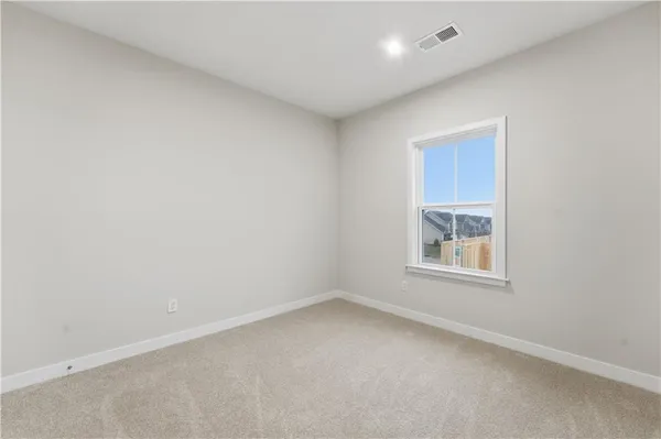 a view of an empty room