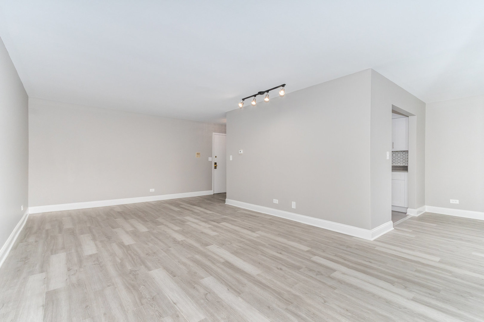 470 Raintree Court, Unit 2H Glen Ellyn, IL 60137 - Photo 8 of 22 a view of an empty room with wooden floor