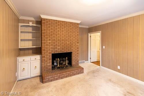 1405 Lyndhurst Drive High Point, NC 27262 - Photo 13 of 41 Den with Wood Burning Fireplace