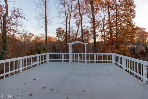 1405 Lyndhurst Drive High Point, NC 27262 - Photo 15 of 41 Deck area over Carport