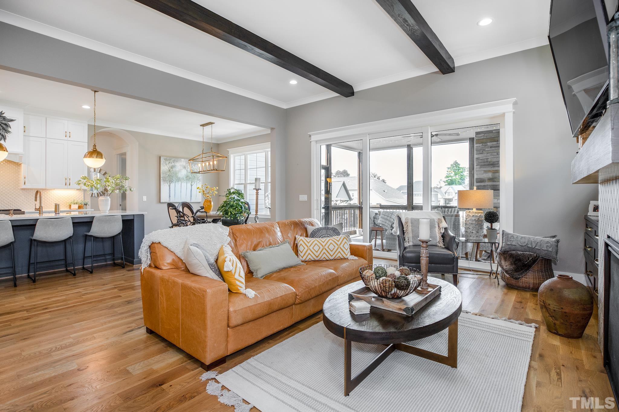 1420 Margrave Drive Wake Forest, NC 27587 - Photo 21 of 30 a living room with furniture and a large window