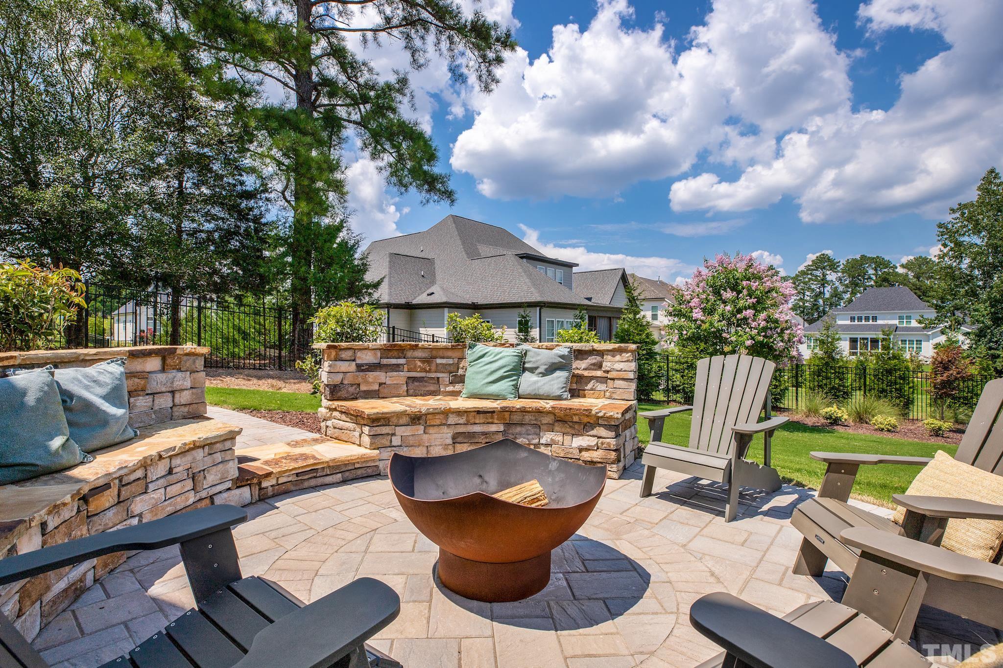 1420 Margrave Drive Wake Forest, NC 27587 - Photo 3 of 30 a outdoor living space with furniture and garden