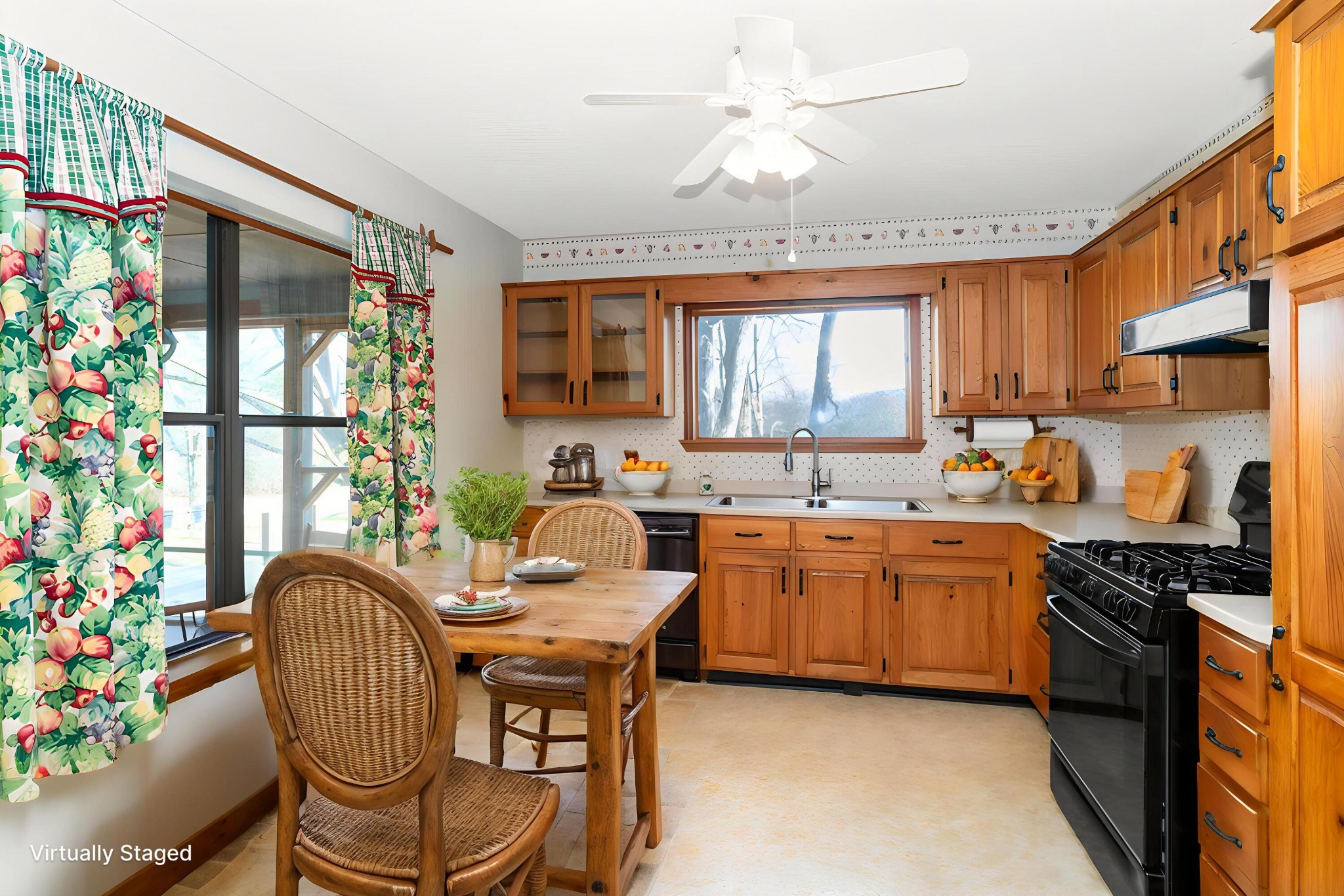 11405 Highway 58 Georgetown, TN 37336 - Photo 43 of 70 a kitchen with stainless steel appliances granite countertop a stove a sink dishwasher a dining table and chairs with wooden floor