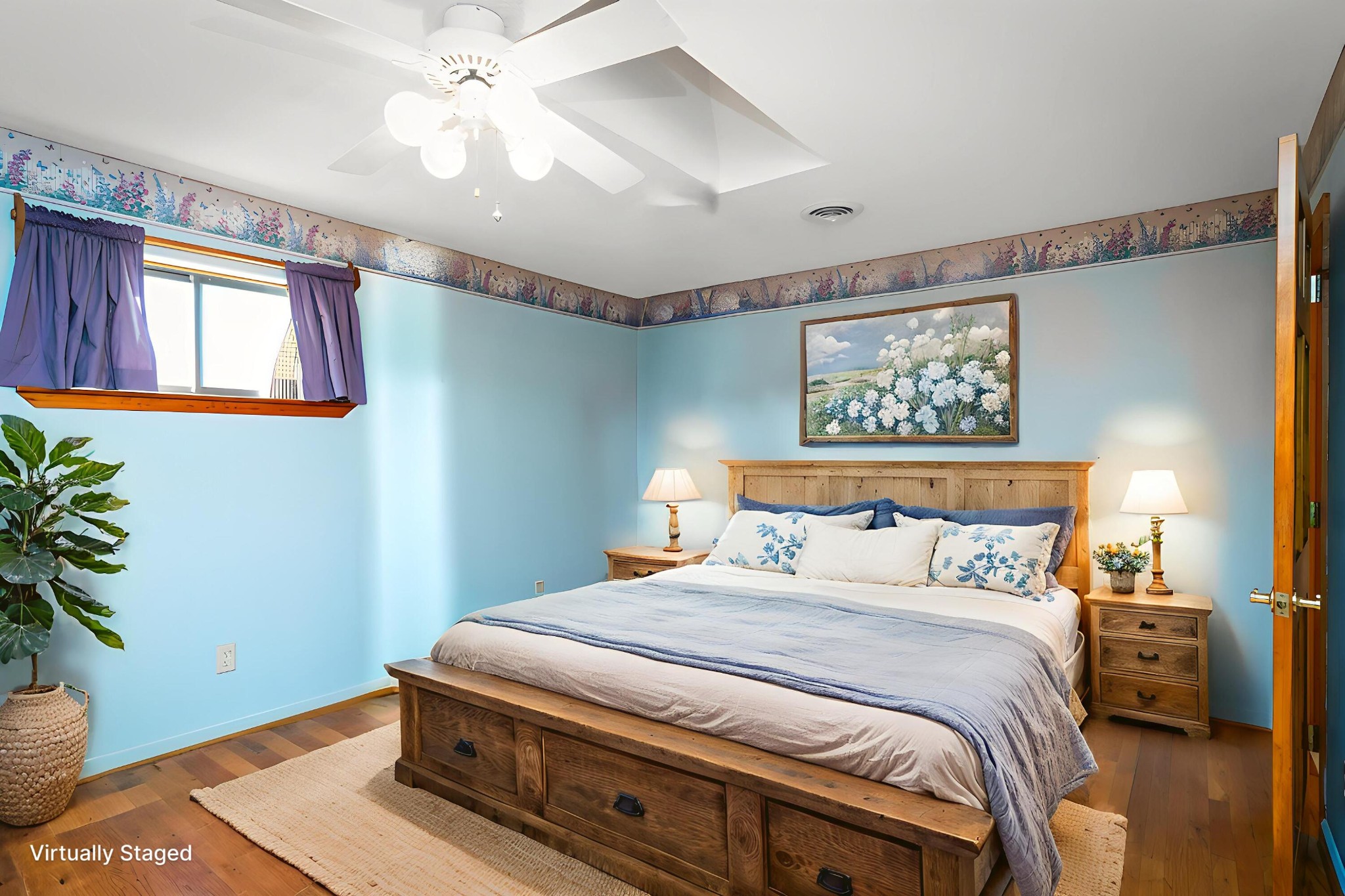 11405 Highway 58 Georgetown, TN 37336 - Photo 47 of 70 a bedroom with a bed and a potted plant on the dresser