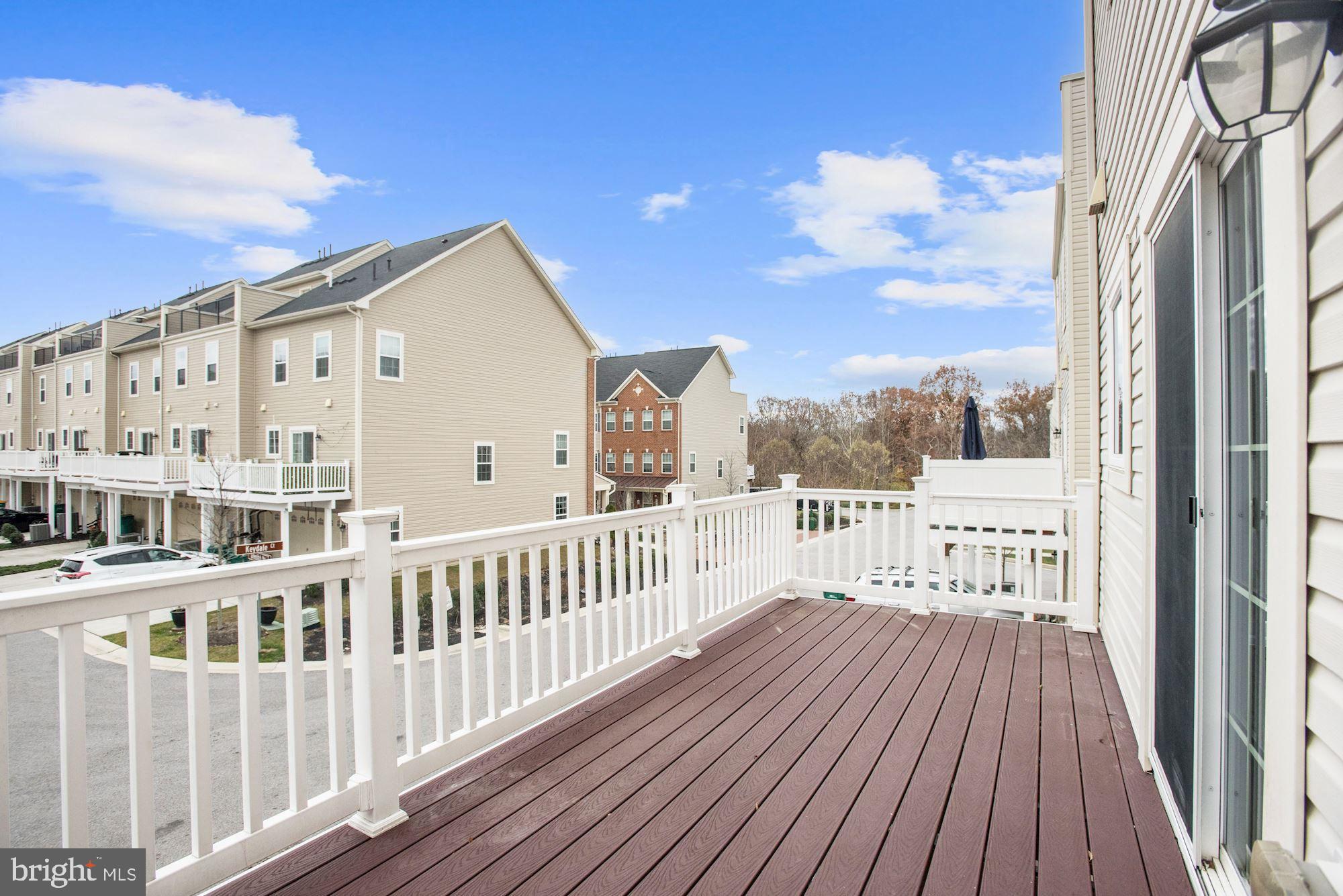 7565 Crowley Street Hanover, MD 21076 - Photo 27 of 40 Private Deck Out of Kitchen.