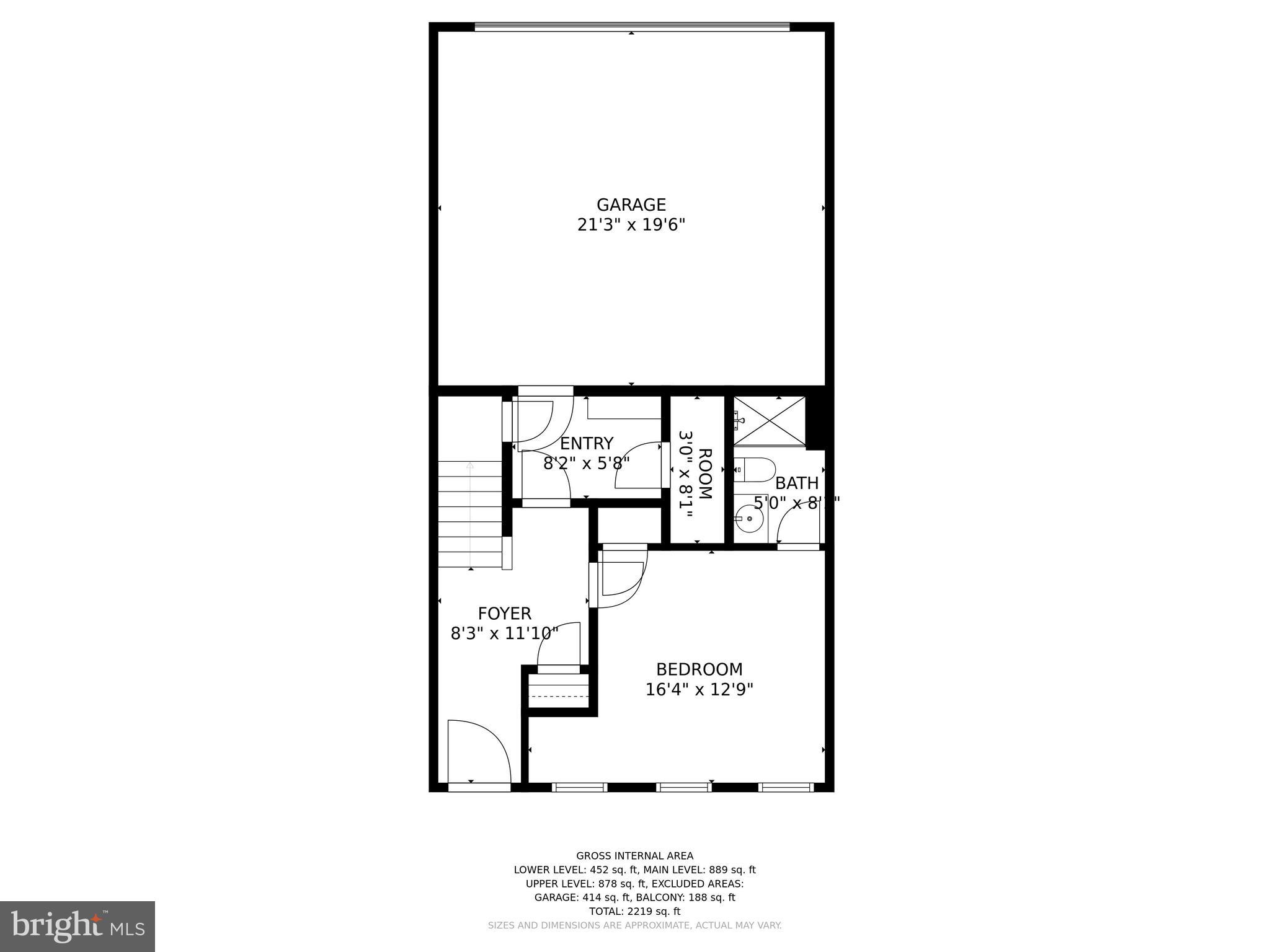 7565 Crowley Street Hanover, MD 21076 - Photo 38 of 40 First Floor - Floor Plan.