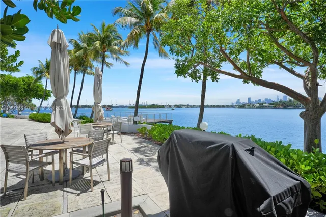 a view of a balcony with an ocean view