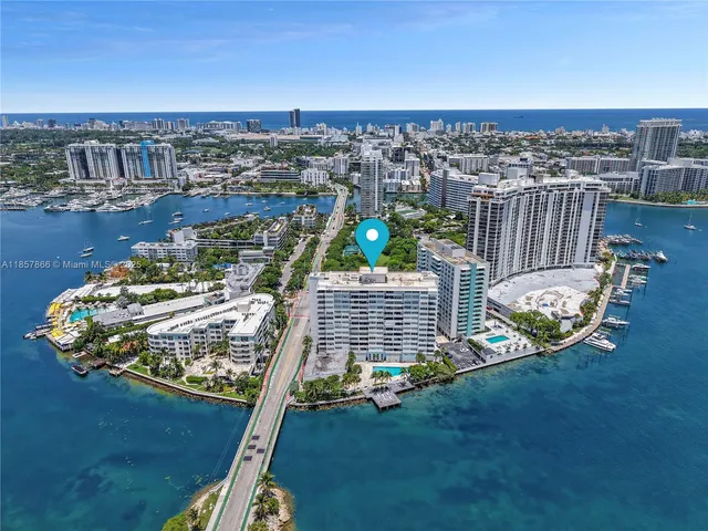 a city view with tall buildings