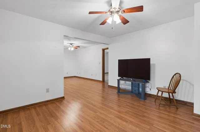 a view of a bathroom from a hallway