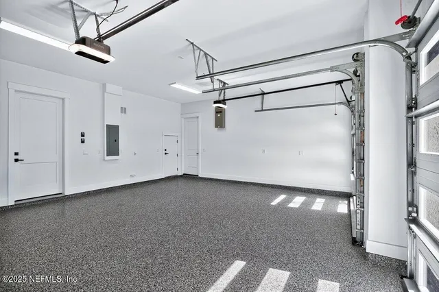 a view of a road with an ocean view