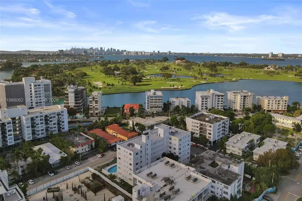 a picture of city view with lake view and mountain view in back