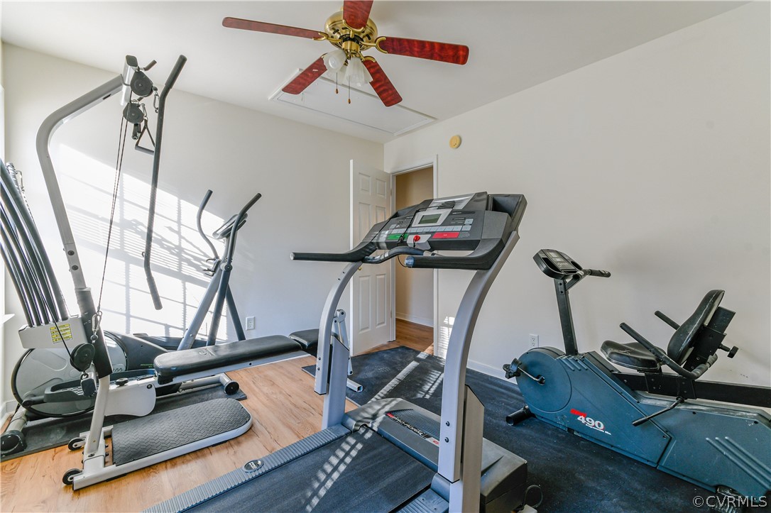 3833 Dunraven Road Chesterfield, VA 23236 - Photo 23 of 39 a view of a room with gym equipment