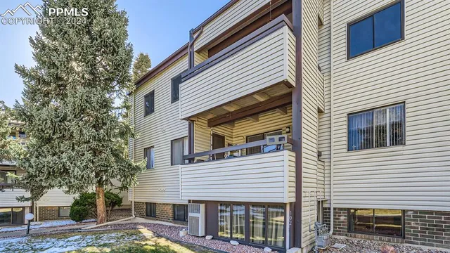 a view of a house with a patio