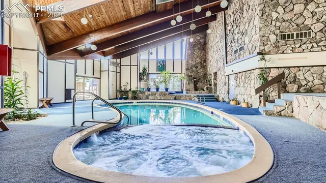 a view of a living room with furniture