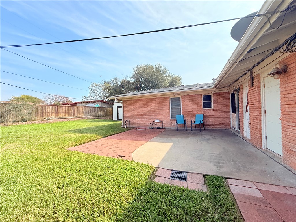126 Marie Place Portland, TX 78374 - Photo 37 of 40 a view of a house with backyard and porch